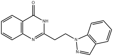 4(1H)-Quinazolinone,2-[2-(1H-indazol-1-yl)ethyl]-(9CI) 结构式