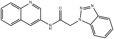1H-Benzotriazole-1-acetamide,N-3-quinolinyl-(9CI) 结构式