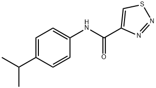 1,2,3-Thiadiazole-4-carboxamide,N-[4-(1-methylethyl)phenyl]-(9CI) 结构式