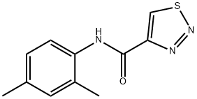 1,2,3-Thiadiazole-4-carboxamide,N-(2,4-dimethylphenyl)-(9CI) 结构式