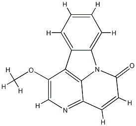 1-Methoxycanthinone 结构式