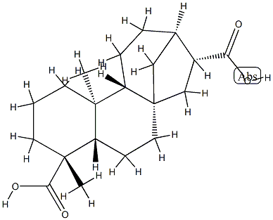 ENT-贝壳烯烷-17,19-二酸 结构式
