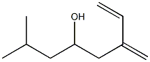 (±)-2-甲基-6-亚甲基-辛-7-烯-4-醇 结构式