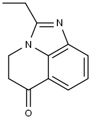 6H-Imidazo[4,5,1-ij]quinolin-6-one,2-ethyl-4,5-dihydro-(9CI) 结构式