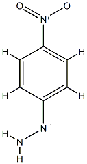 Hydrazyl,  1-(4-nitrophenyl)-  (9CI) 结构式