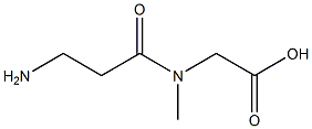 N-β-Alanyl-N-methylglycine 结构式