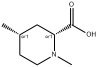 2-Piperidinecarboxylicacid,1,4-dimethyl-,(2R,4S)-rel-(9CI) 结构式