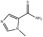 1H-Imidazole-5-carbothioamide,1-methyl-(9CI) 结构式