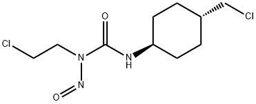 1-(2-Chloroethyl)-3-(4β-chloromethylcyclohexan-1α-yl)-1-nitrosourea 结构式