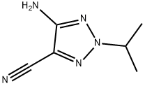2H-1,2,3-Triazole-4-carbonitrile,5-amino-2-(1-methylethyl)-(9CI) 结构式