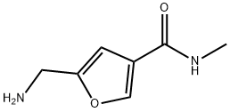 3-Furancarboxamide,5-(aminomethyl)-N-methyl-(9CI) 结构式