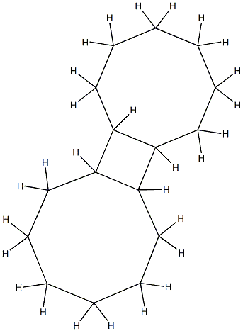 (6aα,6bα,12aβ,12bβ)-Hexadecahydrocyclobuta[1,2:3,4]dicyclooctene 结构式