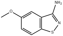 1,2-Benzisothiazol-3-amine,5-methoxy-(9CI) 结构式