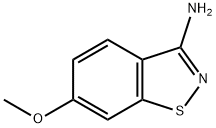 1,2-Benzisothiazol-3-amine,6-methoxy-(9CI) 结构式