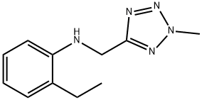 2H-Tetrazole-5-methanamine,N-(2-ethylphenyl)-2-methyl-(9CI) 结构式