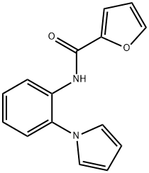 2-Furancarboxamide,N-[2-(1H-pyrrol-1-yl)phenyl]-(9CI) 结构式