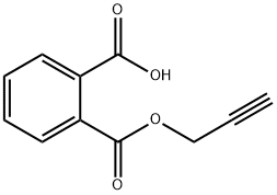 2-((丙-2-炔-1-基氧基)羰基)苯甲酸 结构式