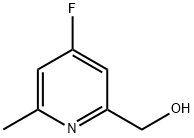 2-Pyridinemethanol,4-fluoro-6-methyl-(9CI) 结构式