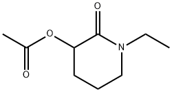 2-Piperidinone,3-(acetyloxy)-1-ethyl-(9CI) 结构式