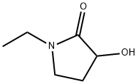 1-乙基-3-羟基吡咯烷-2-酮 结构式