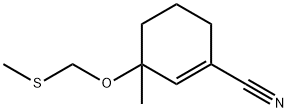 1-Cyclohexene-1-carbonitrile,3-methyl-3-[(methylthio)methoxy]-(9CI) 结构式