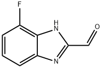 7-氟-1H-苯并[D]咪唑-2-甲醛 结构式
