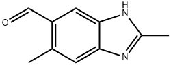 1H-Benzimidazole-5-carboxaldehyde,2,6-dimethyl-(9CI) 结构式