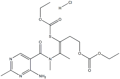 Dicethiamine hydrochloride 结构式