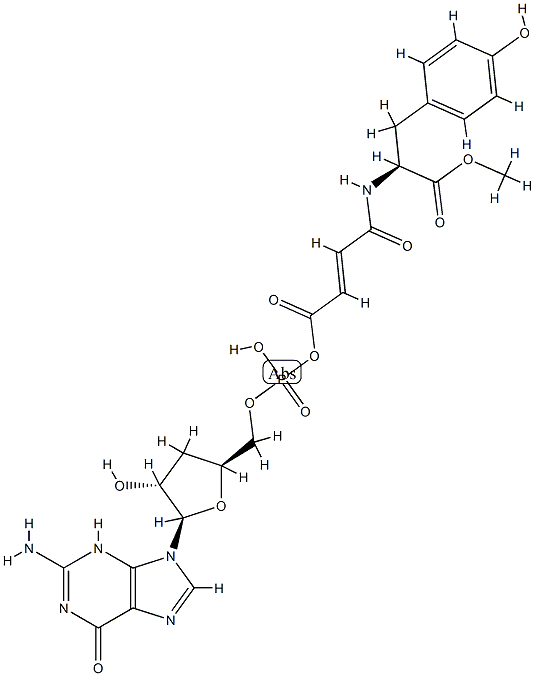 succinyl cyclic GMP-tyrosine methyl ester 结构式