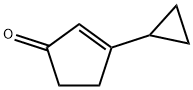 3-环丙基环戊-2-烯-1-酮 结构式