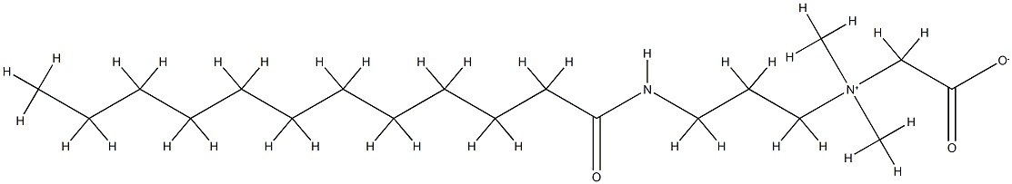 椰油酰胺丙基甜菜碱 结构式