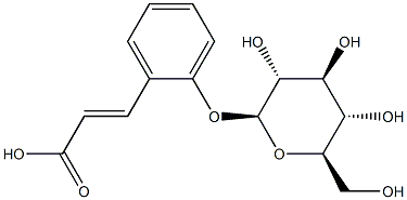 草木樨苷 结构式