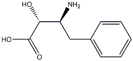 (2R,3S)-3-氨基-2-羟基-4-苯丁酸 结构式