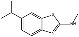 2-Benzothiazolamine,N-methyl-6-(1-methylethyl)-(9CI) 结构式