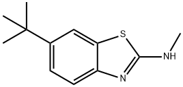 2-Benzothiazolamine,6-(1,1-dimethylethyl)-N-methyl-(9CI) 结构式