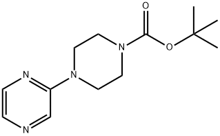 1,1-Dimethylethyl 4-(2-pyrazinyl)-1-piperazinecarboxylate 结构式