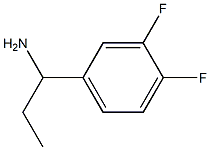 1-(3,4-二氟苯基)丙-1-胺 结构式