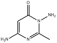 4(3H)-Pyrimidinone,3,6-diamino-2-methyl-(9CI) 结构式
