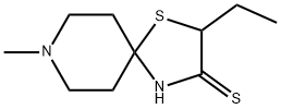 1-Thia-4,8-diazaspiro[4.5]decane-3-thione,2-ethyl-8-methyl-(9CI) 结构式