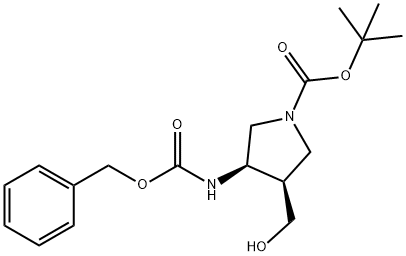 tert-butyl (3R)-3-{[(benzyloxy)carbonyl]aMino}-4-(hydroxyMethyl) 结构式