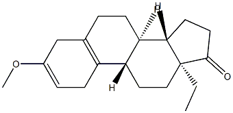 )-13-乙基-3-甲氧基孕-2,5(10)-二烯-17-酮 结构式