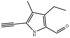 1H-Pyrrole-2-carboxaldehyde,3-ethyl-5-ethynyl-4-methyl-(9CI) 结构式