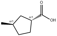Cyclopentanecarboxylic acid, 3-methyl-, (1R,3R)-rel- (9CI) 结构式