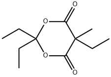 1,3-Dioxane-4,6-dione,2,2,5-triethyl-5-methyl-(9CI) 结构式