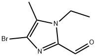 1H-Imidazole-2-carboxaldehyde,4-bromo-1-ethyl-5-methyl-(9CI) 结构式