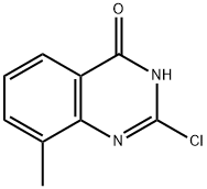 2-氯-8-甲基-4(3H)-喹唑啉酮 结构式