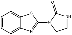 2-Imidazolidinone,1-(2-benzothiazolyl)-(9CI) 结构式