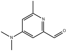 2-Pyridinecarboxaldehyde,4-(dimethylamino)-6-methyl-(9CI) 结构式