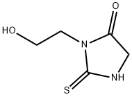 4-Imidazolidinone,3-(2-hydroxyethyl)-2-thioxo-(9CI) 结构式