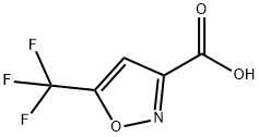 5-(三氟甲基)-3-异恶唑羧酸 结构式